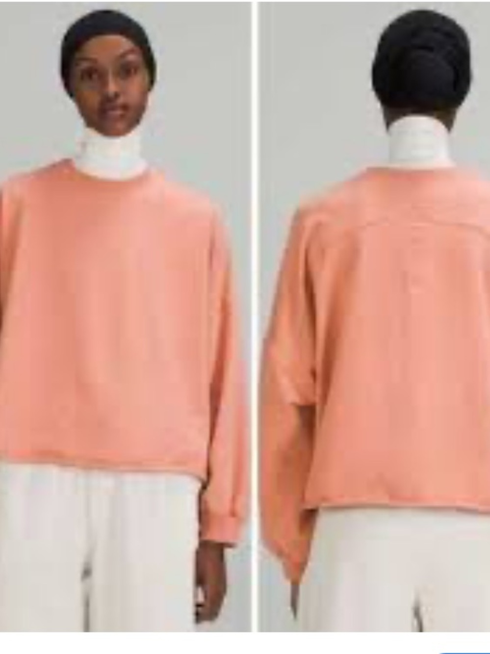 Lululemon LA Oversized Boxy crew in pink savannah